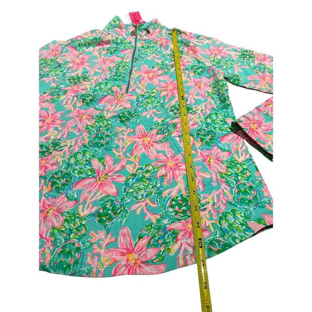Lilly Pulitzer NWT UPF 50+ Skipper Popover So Shellegant Sz Small 1/4 Zip - Picture 5 of 6